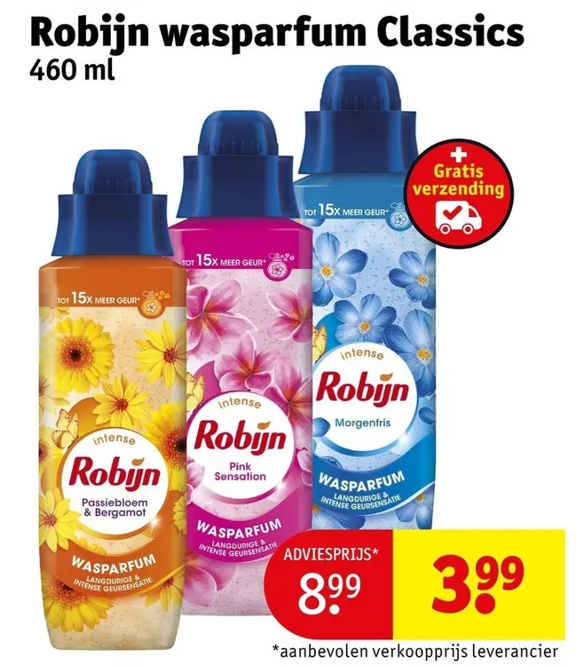 Aanbieding: wasparfum Classics