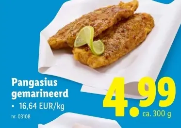 Aanbieding: Pangasius gemarineerd