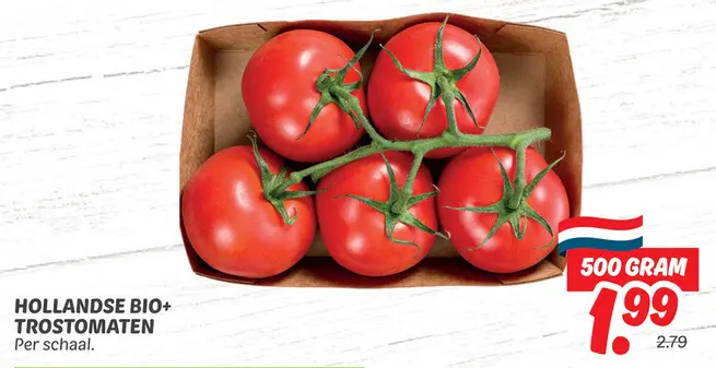 Aanbieding: Hollandse bio+ trostomaten