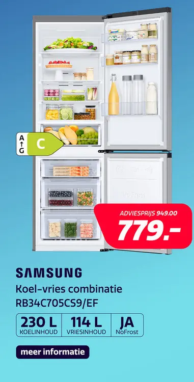 Aanbieding: Koel-vries combinatie