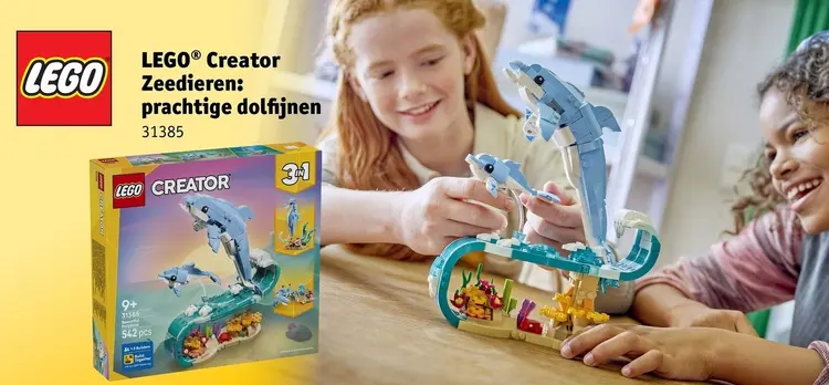 Promotie: LEGO® Creator Zeedieren: prachtige dolfijnen