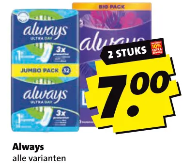 Aanbieding: Maandverband