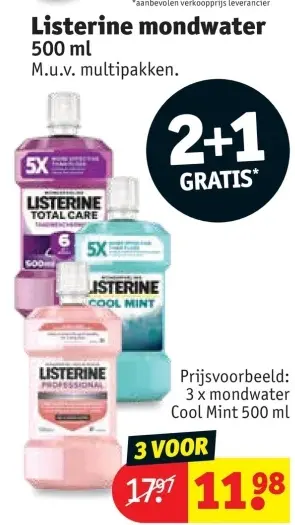 Promotie: Listerine mondwater