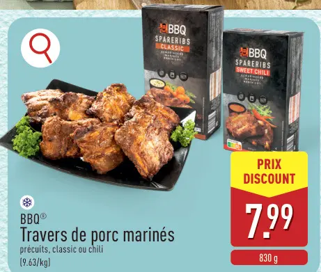 Offre: Travers de porc marinés