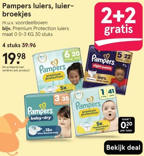 Aanbieding: Luiers en luierbroekjes
