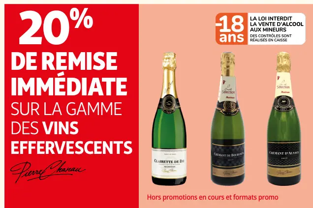 Offre: Vins Effervescents