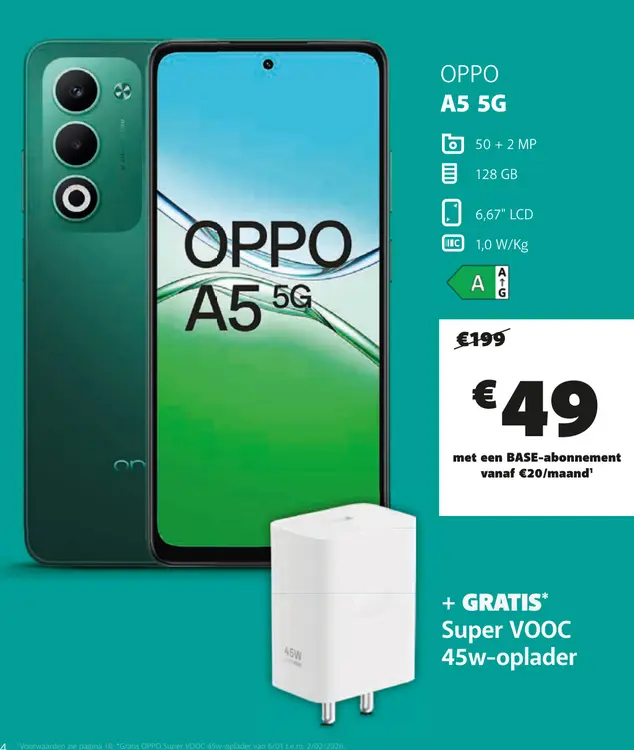 Promotie: Oppo a5 5g