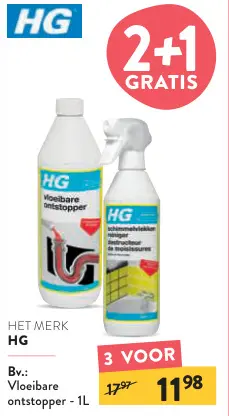 Promotie: Vloeibare ontstopper