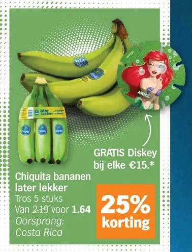Promotie: Bananen later lekker