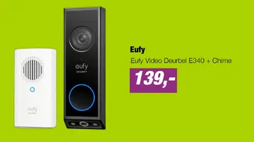 Aanbieding: Eufy Video Deurbel E340 + Chime