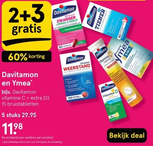 Aanbieding: Davitamon en Ymea