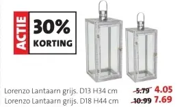 Aanbieding: Lorenzo Lantaarn grijs