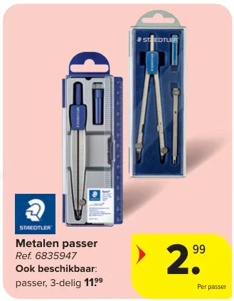 Promotie: Metalen passer