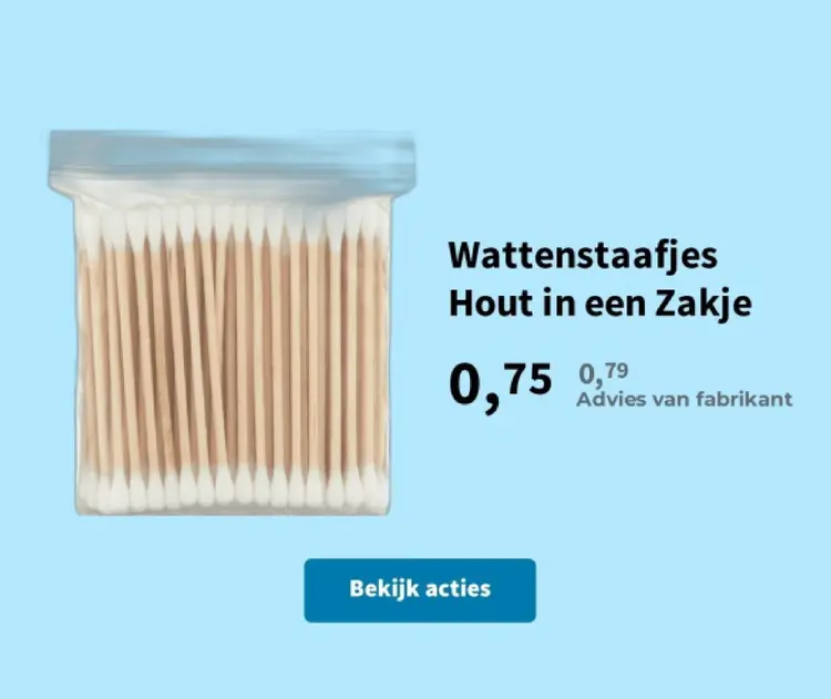 Aanbieding: Wattenstaafjes