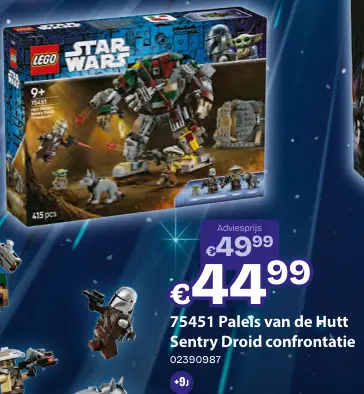 Promotie: Paleis van de Hutt Sentry Droid confrontatie