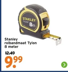Aanbieding: Stanley rolbandmaat Tylon