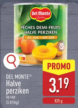 Promotie: Halve perziken