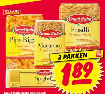 Aanbieding: Grand'Italia pasta tradizionali