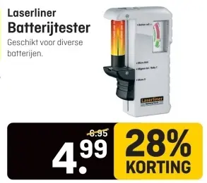 Aanbieding: Batterijtester