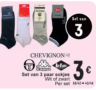 Aanbieding: CHEVIGNON sokjes