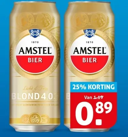 Aanbieding: Amstel Blond