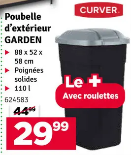 Offre: Poubelle d'extérieur GARDEN