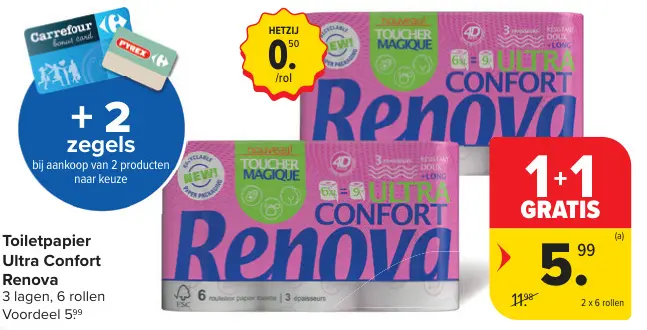Promotie: Toiletpapier Ultra Confort
