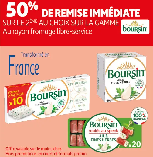 Offre: Boursin Ail & Fines Herbes