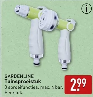 Aanbieding: GARDENLINE Tuinsproeistuk