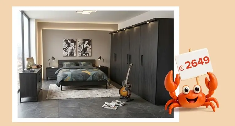 Promotie: Bedroom set