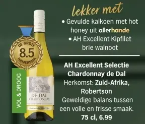 Aanbieding: AH Excellent Selectie Chardonnay de Dal