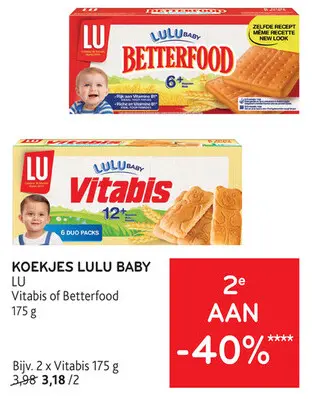 Promotie: KOEKJES LULU BABY Vitabis of Betterfood