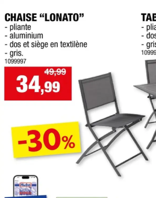 Offre: Chaise "lonato"