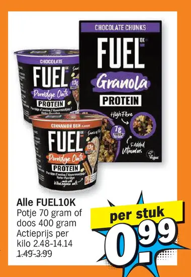 Promotie: Alle FUEL10K
