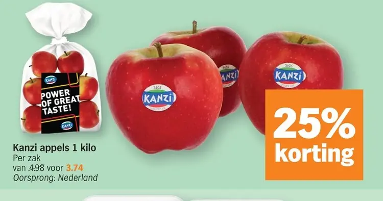 Promotie: Kanzi appels