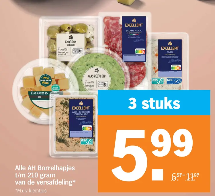 Aanbieding: Borrelhapjes