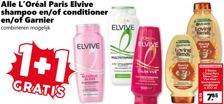 Aanbieding: Shampoo en/of conditioner