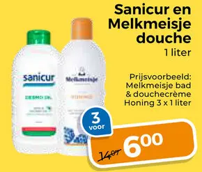 Aanbieding: Sanicur en Melkmeisje douche
