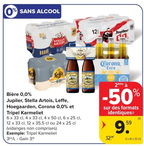 Offre: Bière 0,0%