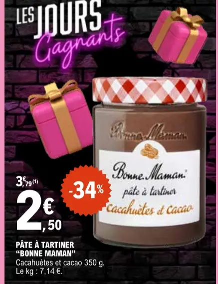 Aanbieding: Pâte à tartiner