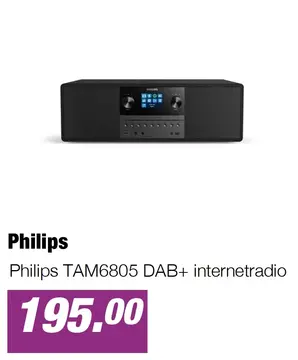 Aanbieding: Philips TAM6805 DAB+ internetradio
