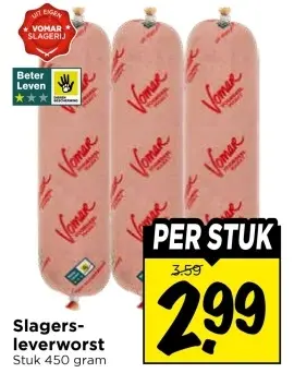 Aanbieding: Slagers-leverworst