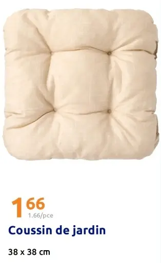 Offre: Coussin de jardin