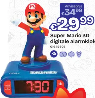 Promotie: 3D digitale alarmklok