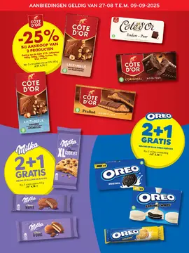 Aanbieding: Côte d'Or, Milka of Oreo