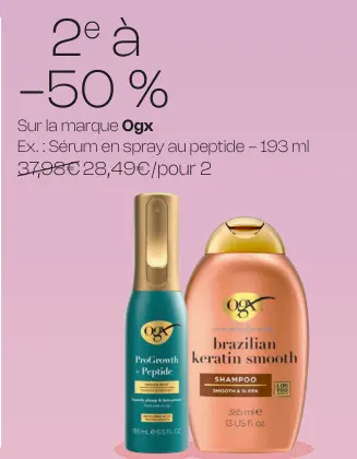 Offre: Sérum en spray au peptide