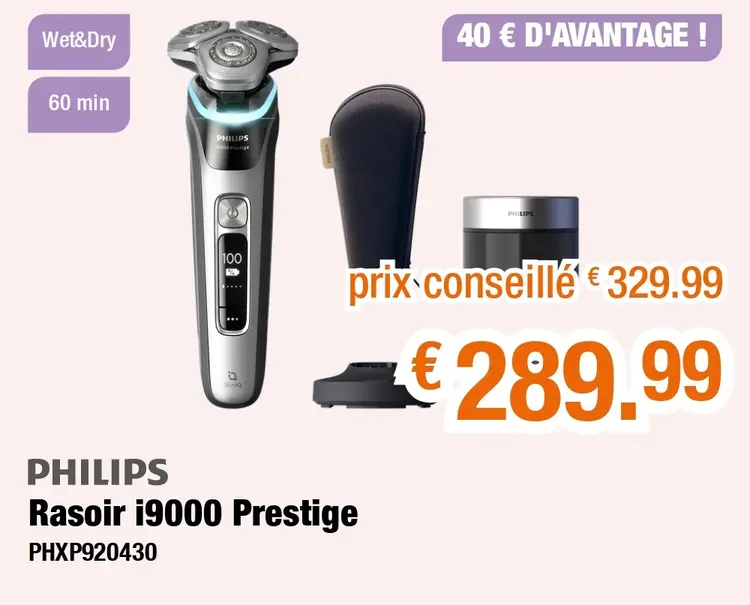 Offre: Rasoir i9000 Prestige