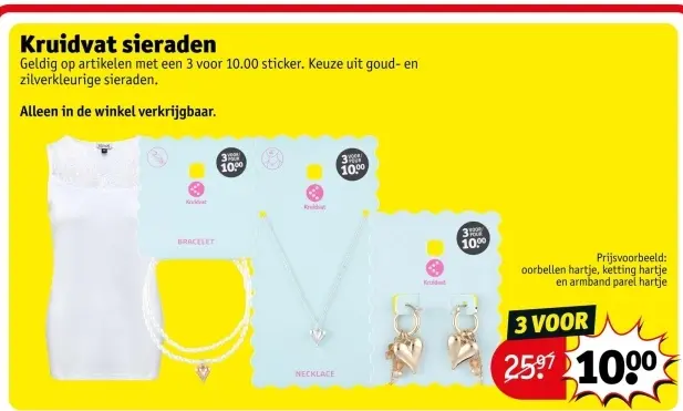 Aanbieding: Kruidvat sieraden