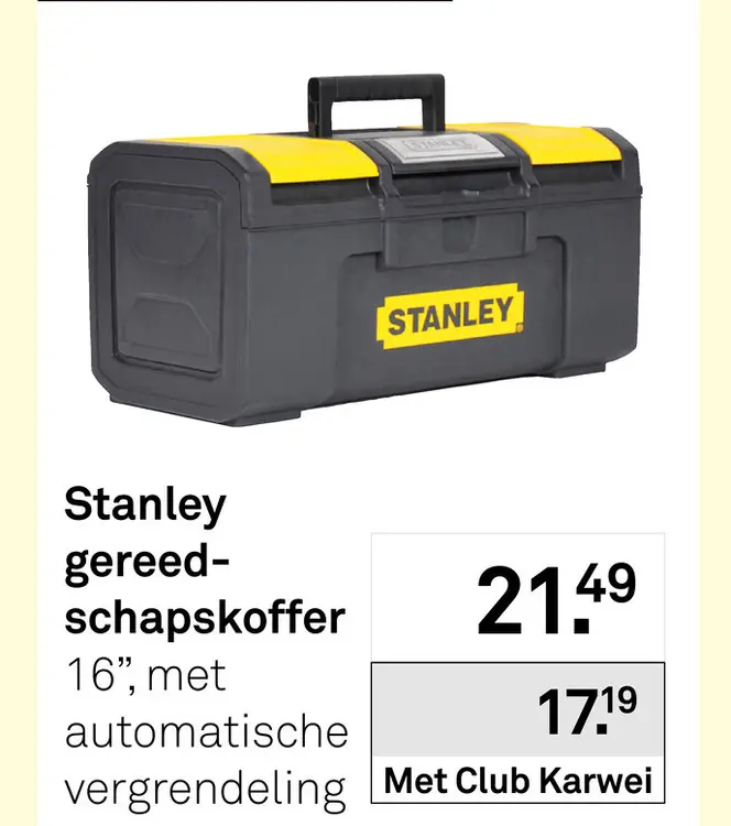 Aanbieding: Fereedschapskoffer