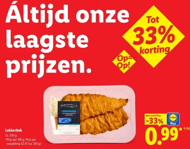 Aanbieding: Lekkerbek